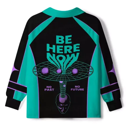 Here Now Long Sleeve Polo Jersey