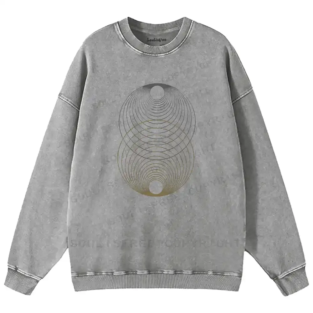 Cosmic Alignment Washed Sweatshirts