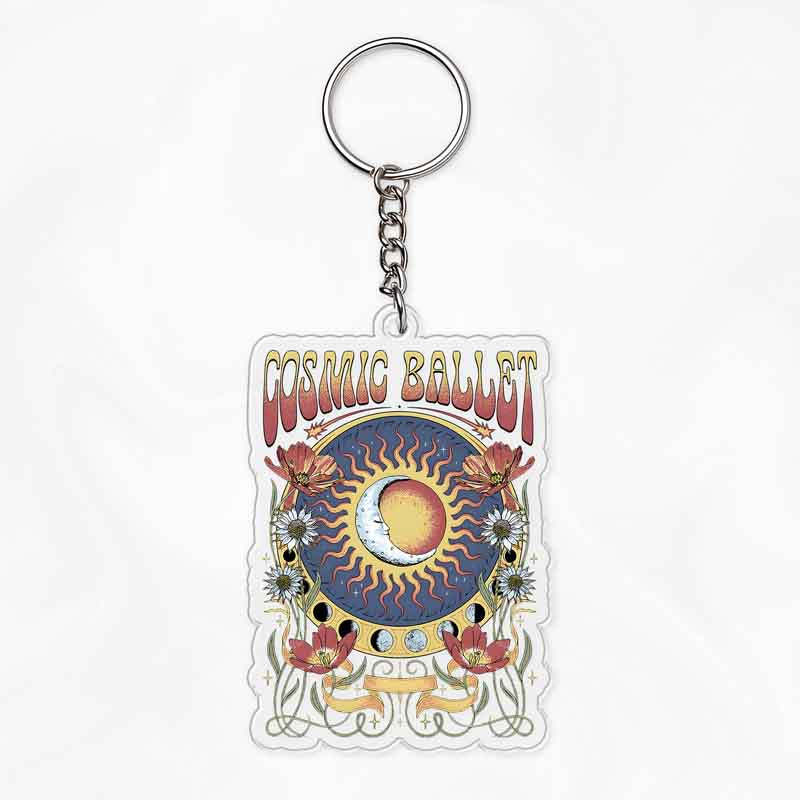 Designed Psychedelic Ballet Keychain | Soulisfree