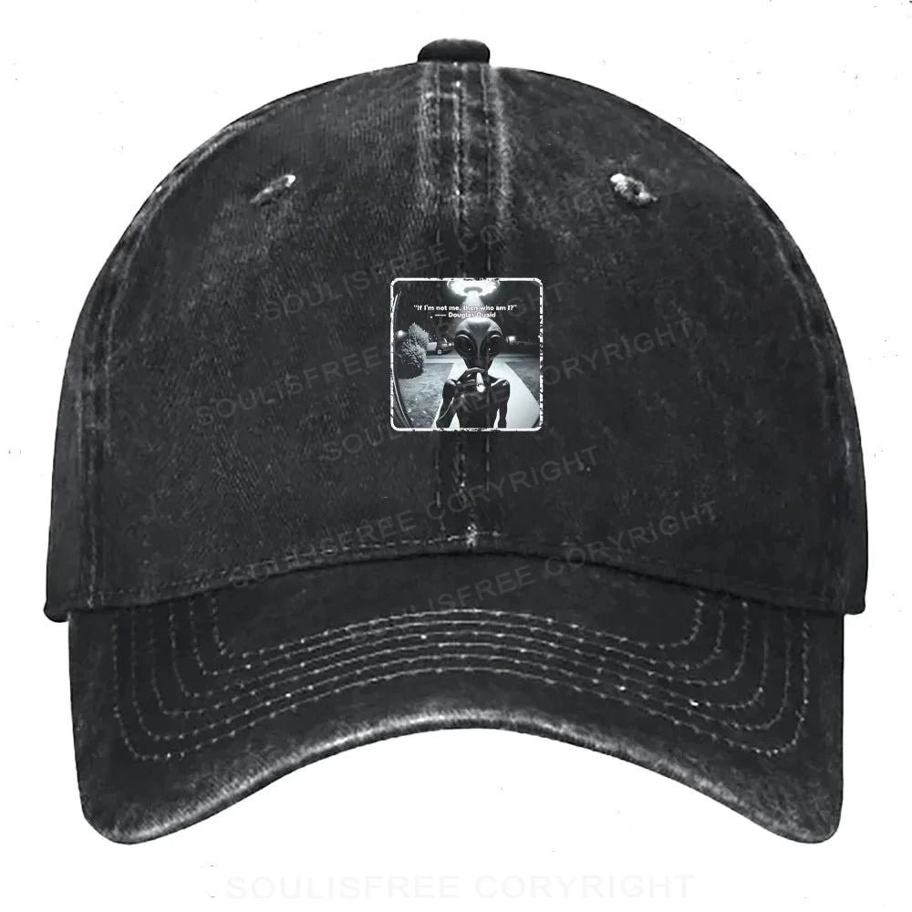 Alien Arrival I Washed Baseball Cap