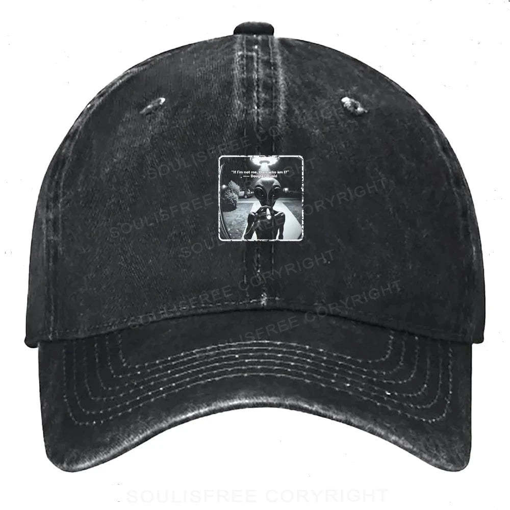 Designed Alien Arrival I Washed Baseball Cap soulisfree