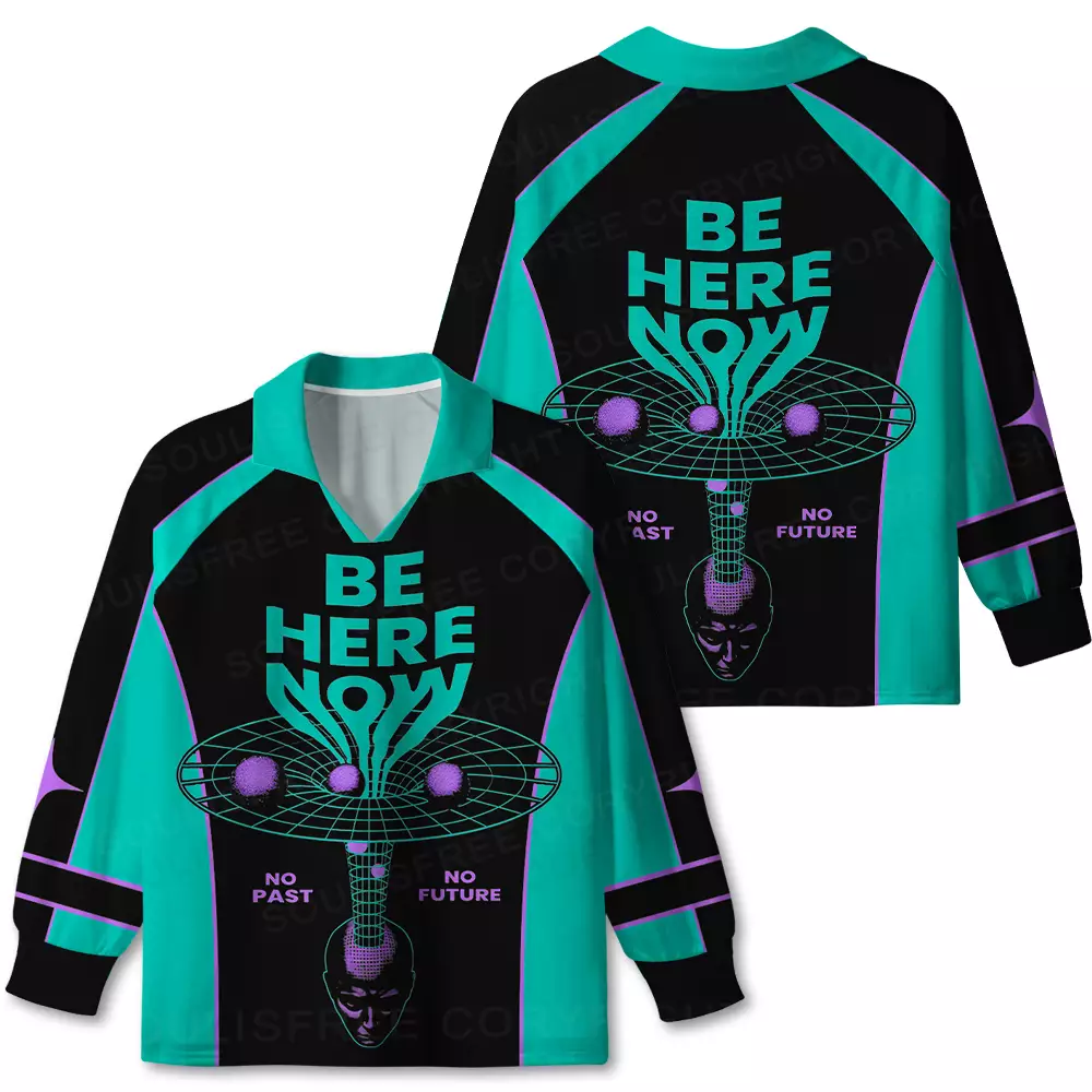 Here Now Long Sleeve Polo Jersey