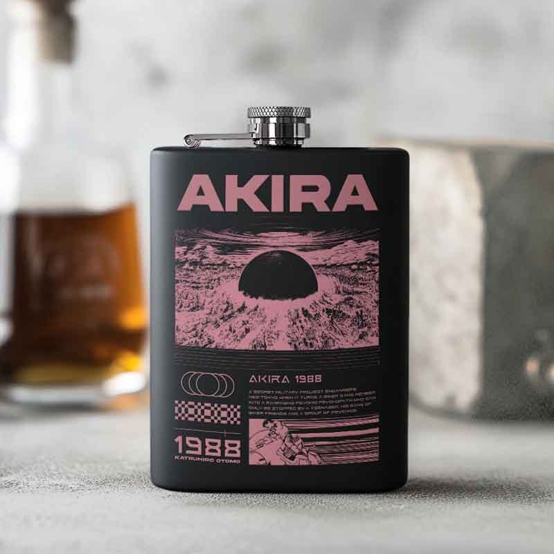 Soulisfree Akira 1988 Planet Destruction Hip Flask