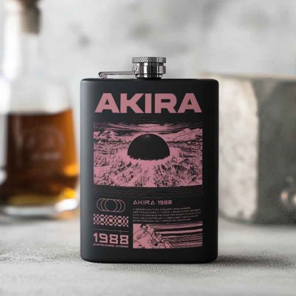Soulisfree Akira 1988 Planet Destruction Hip Flask