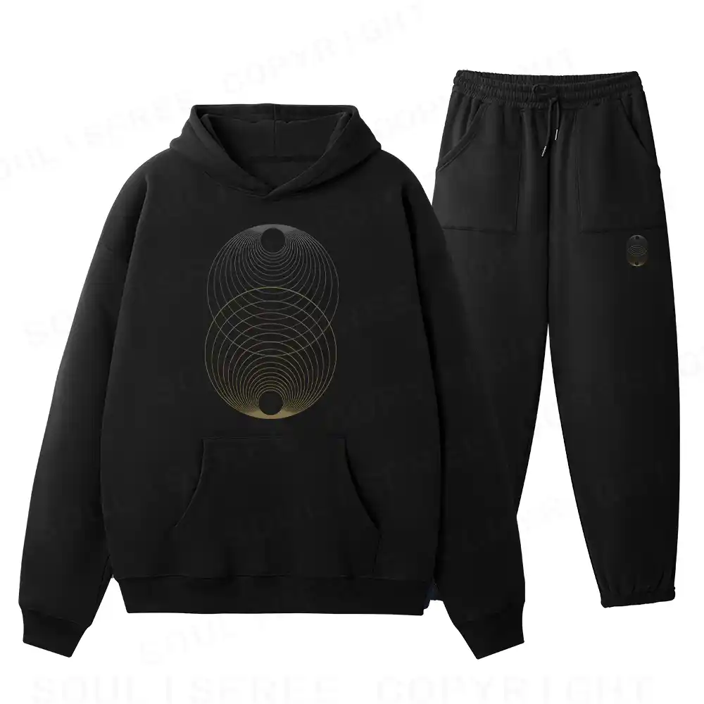 Cosmic Alignment Fleece Hoodie Set