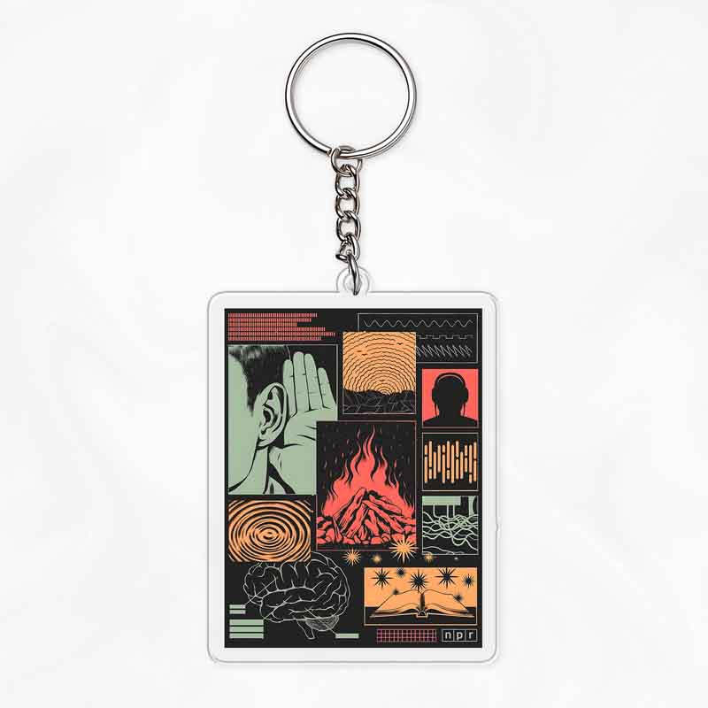 Designed Listen Keychain | Soulisfree