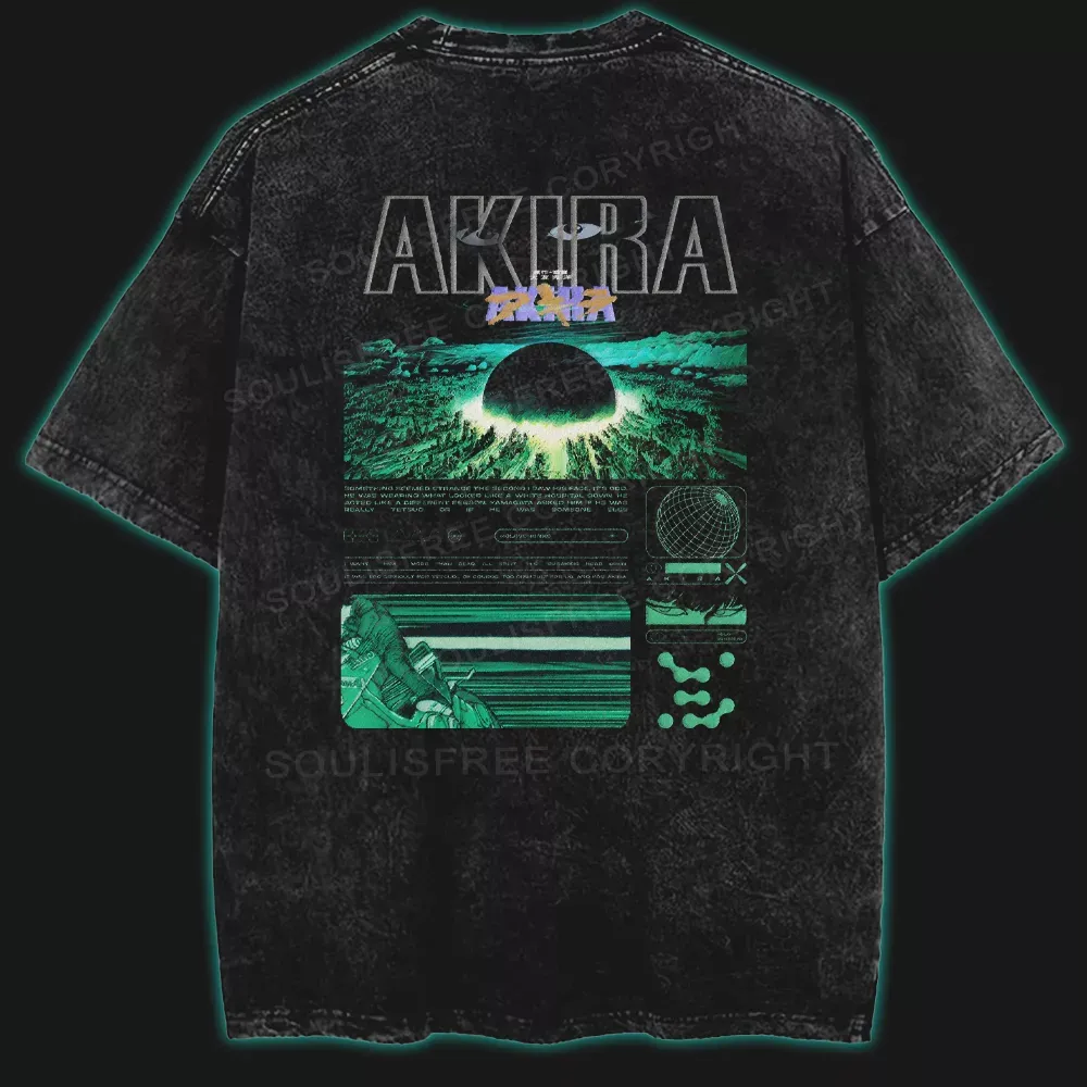 Designed The Power Within Breaks Out Washed T-shirt