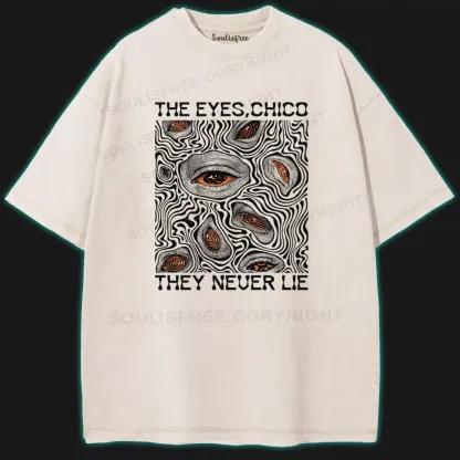Eyes don't lie Washed T-shirt