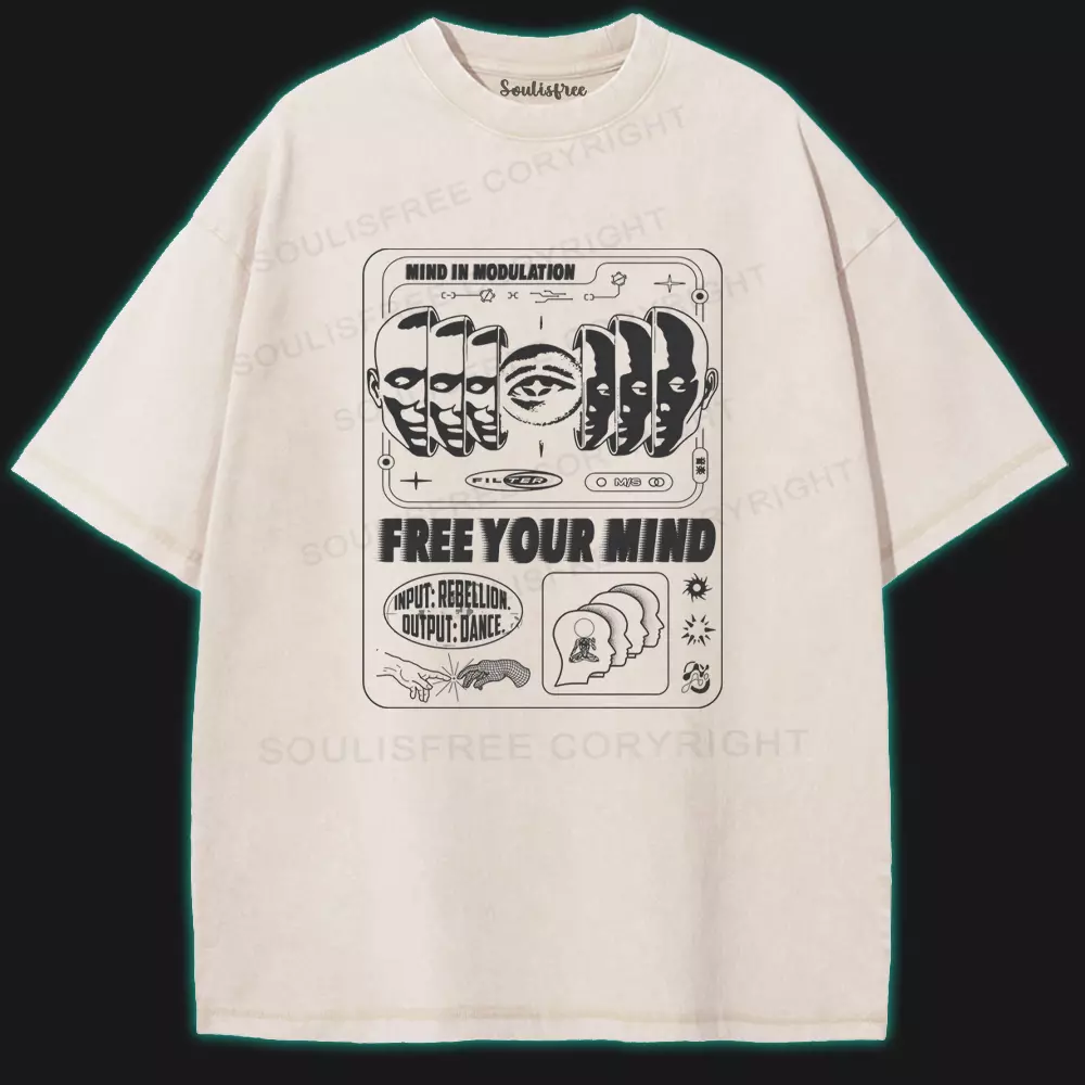 Free Your Mind Washed T-shirt