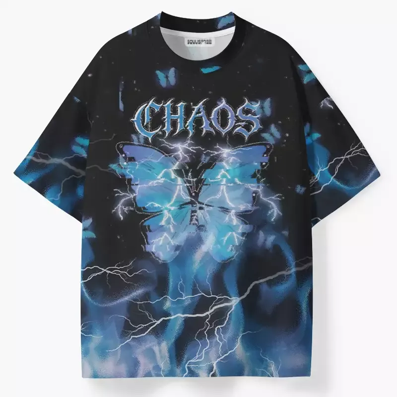 Soulisfree CHAOS ECO‑PERF Graphic Tee