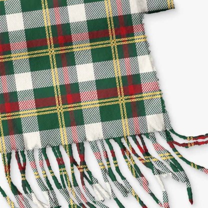 Soulisfree A Timeless Christmas Tradition Fuzzy Fringed Scarf
