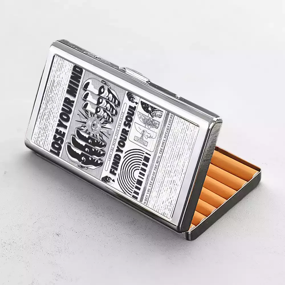 Soulisfree Lose Mind, Find Soul Metal Pocket Case