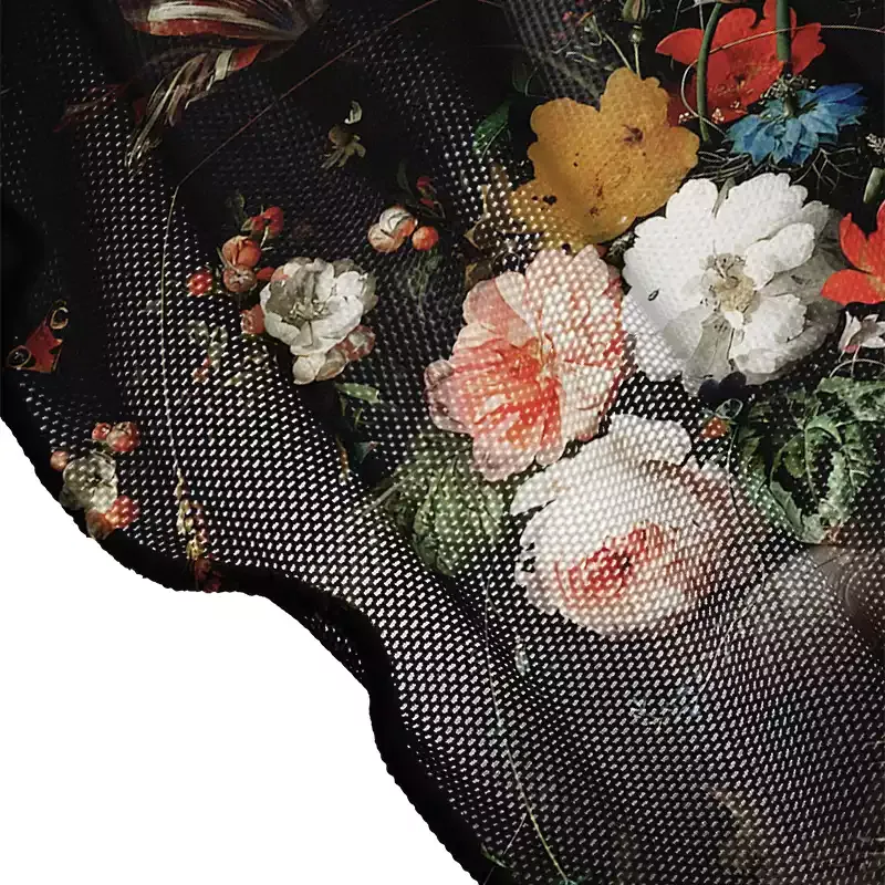 Soulisfree Dark Bouquet Sheer Mesh Cover Up