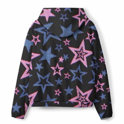 Soulisfree  Glow-In-The-Dark Stars All-Over Print Hoodie