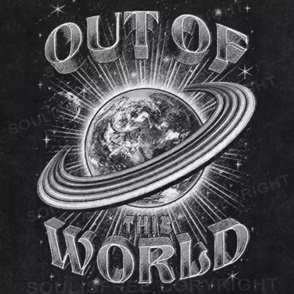 OUT OF WORLD Washed Space T-shirt