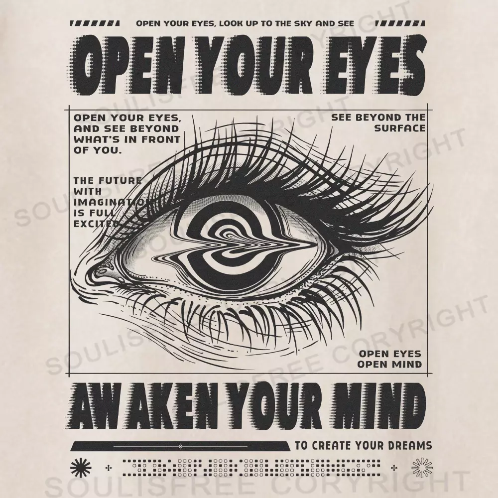 Open Eyes, Awaken Mind Washed T-shirt