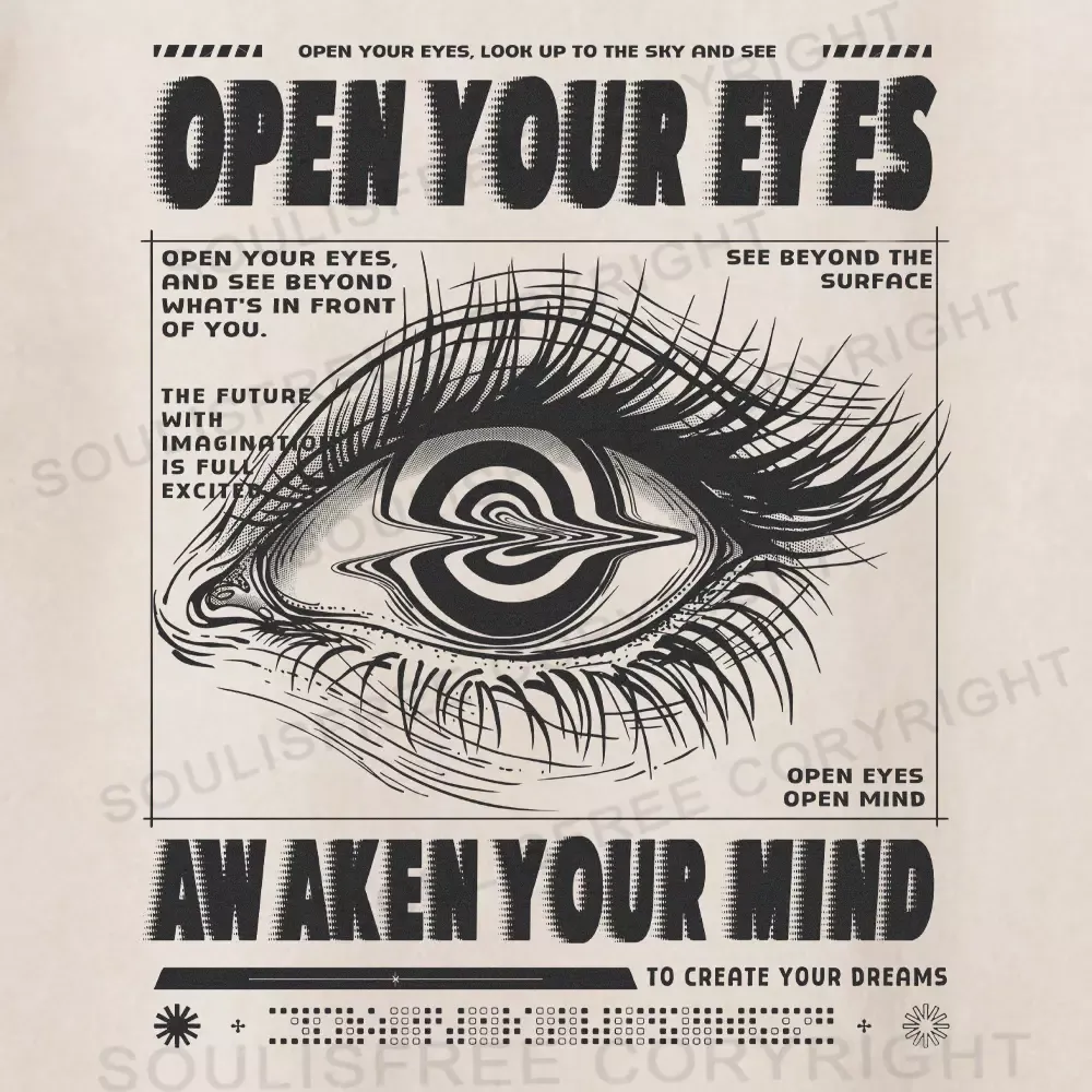 Open Eyes, Awaken Mind Washed T-shirt