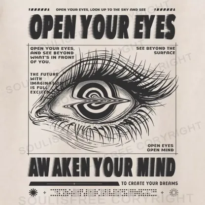 Open Eyes, Awaken Mind Washed T-shirt