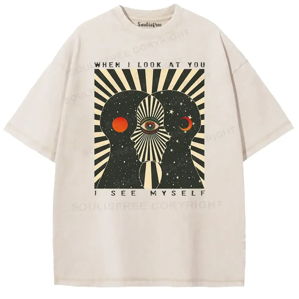 Reflections of the Soul  Washed Space T-shirt