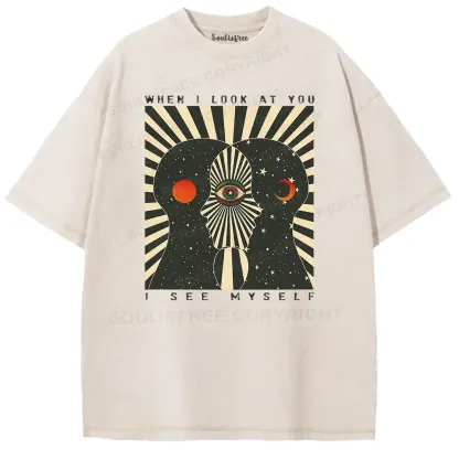 Reflections of the Soul  Washed Space T-shirt