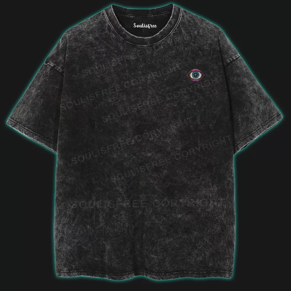 You See Everywhere Washed Space T-shirt