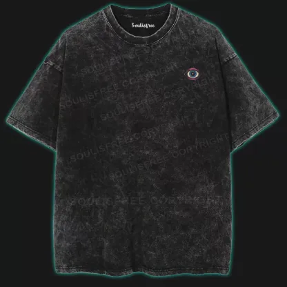 You See Everywhere Washed Space T-shirt