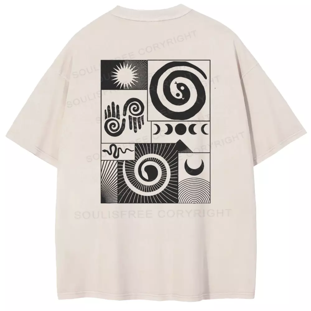 Life’s Eternal Cycle Washed T-shirt