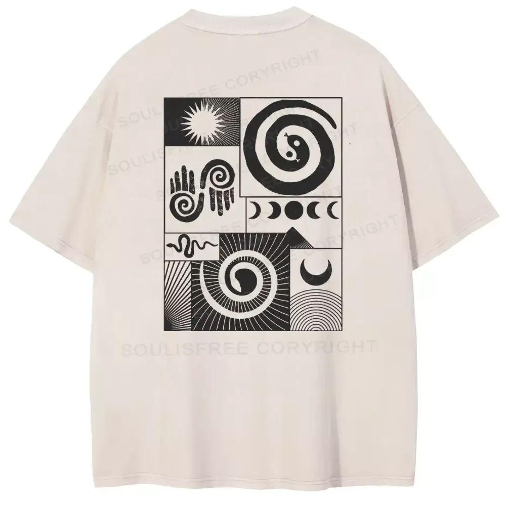 Life’s Eternal Cycle Washed T-shirt