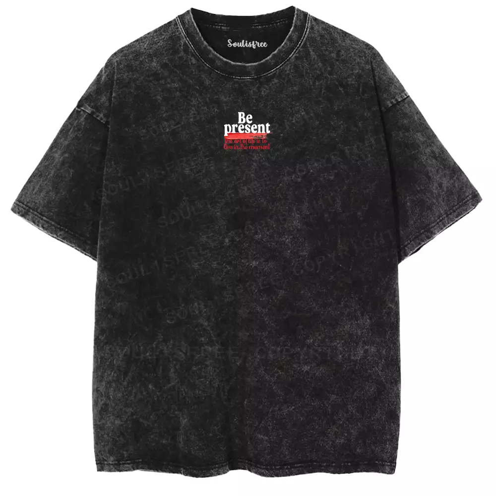 Be Present Washed T-shirt