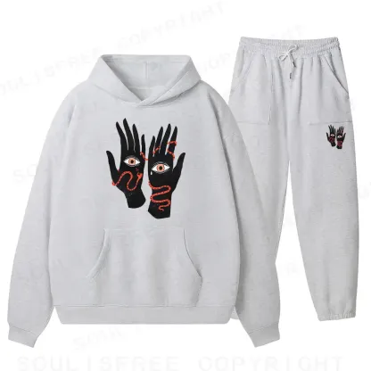 The Eyes Will Not Deceive You Fleece Hoodie Set