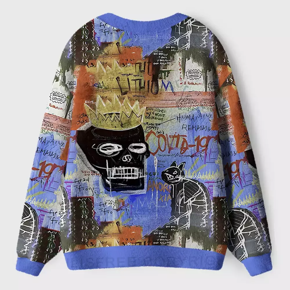 Crowned Skulls Ugly Cardigan Sweaters