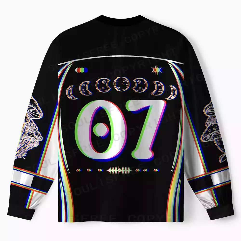 Mushroom and Moon Long Sleeve Jersey