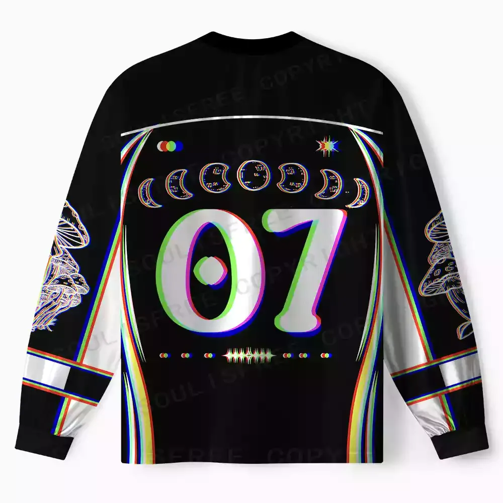 Mushroom and Moon Long Sleeve Jersey