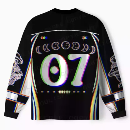 Mushroom and Moon Long Sleeve Jersey