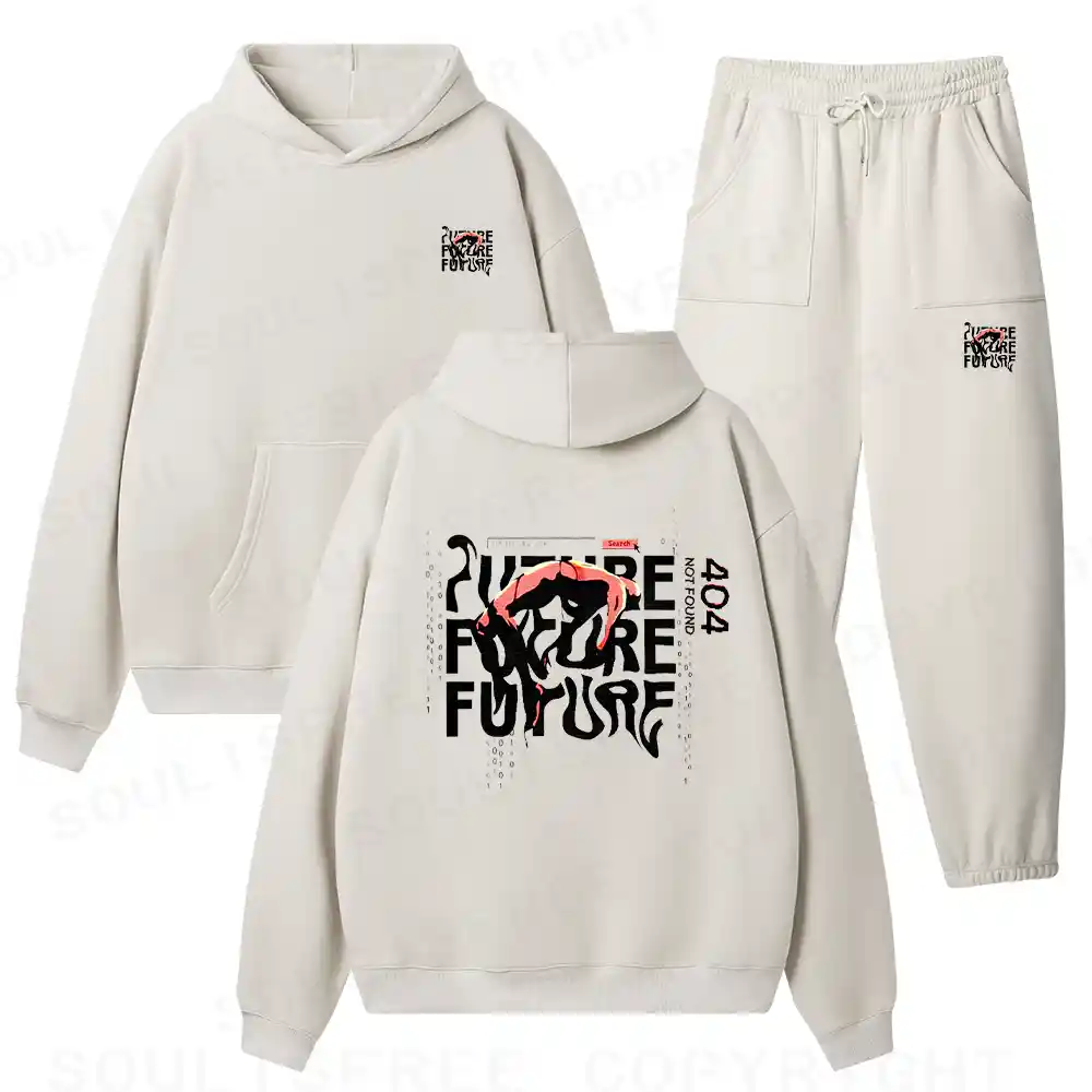 Lost in the System Fleece Hoodie Set