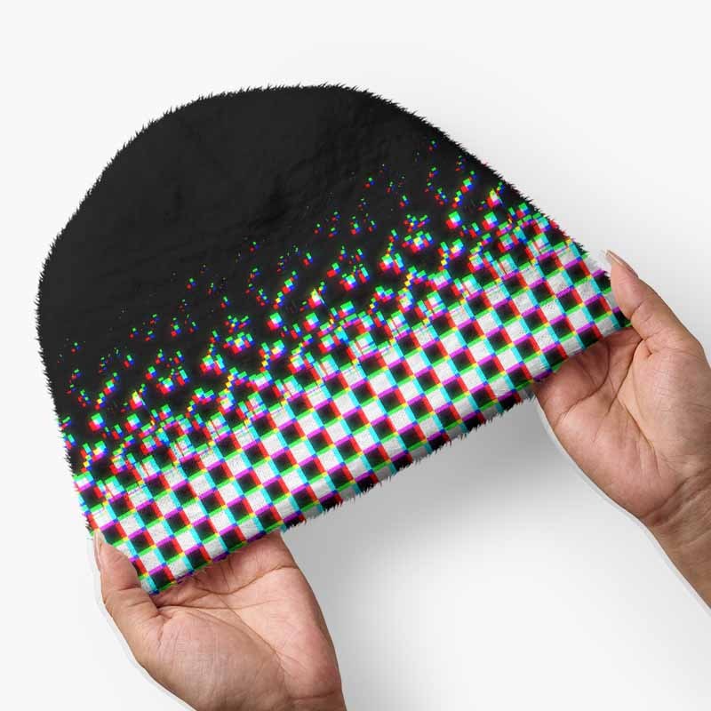 Soulisfree Broken Signal Fuzzy Beanie