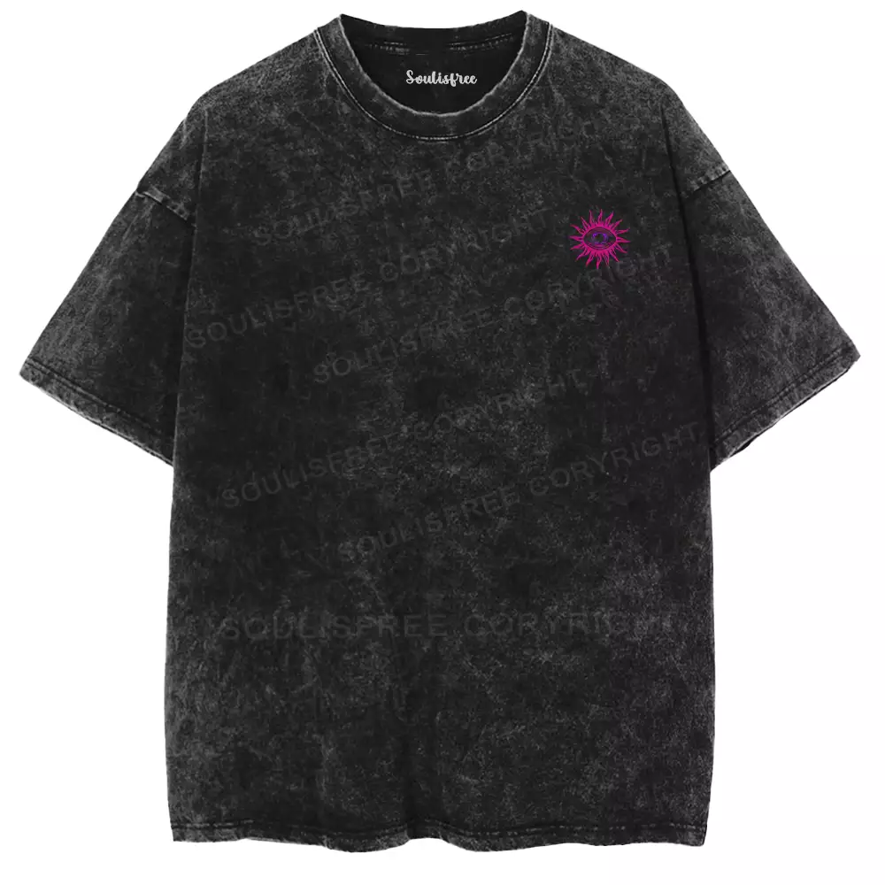 GLARITY OF VISION Washed T-shirt