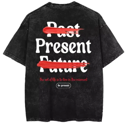 Be Present Washed T-shirt