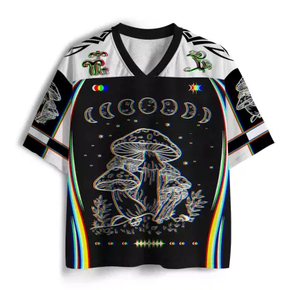 Mushroom and Moon Mesh Jersey