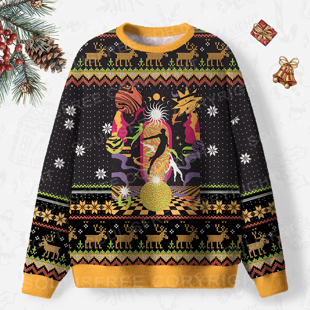 Flee Ugly Christmas Knit Sweatshirt
