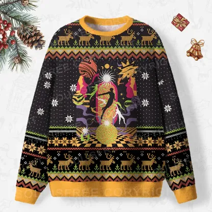 Flee Ugly Christmas Knit Sweatshirt