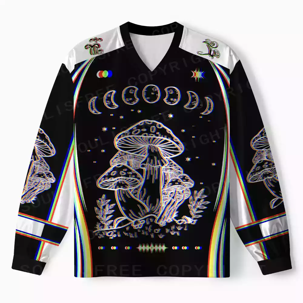 Mushroom and Moon Long Sleeve Jersey