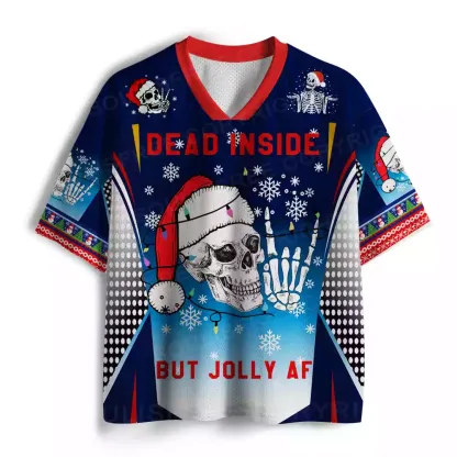 DEAD INSIDE BUT JOLLY AF Mesh Jersey