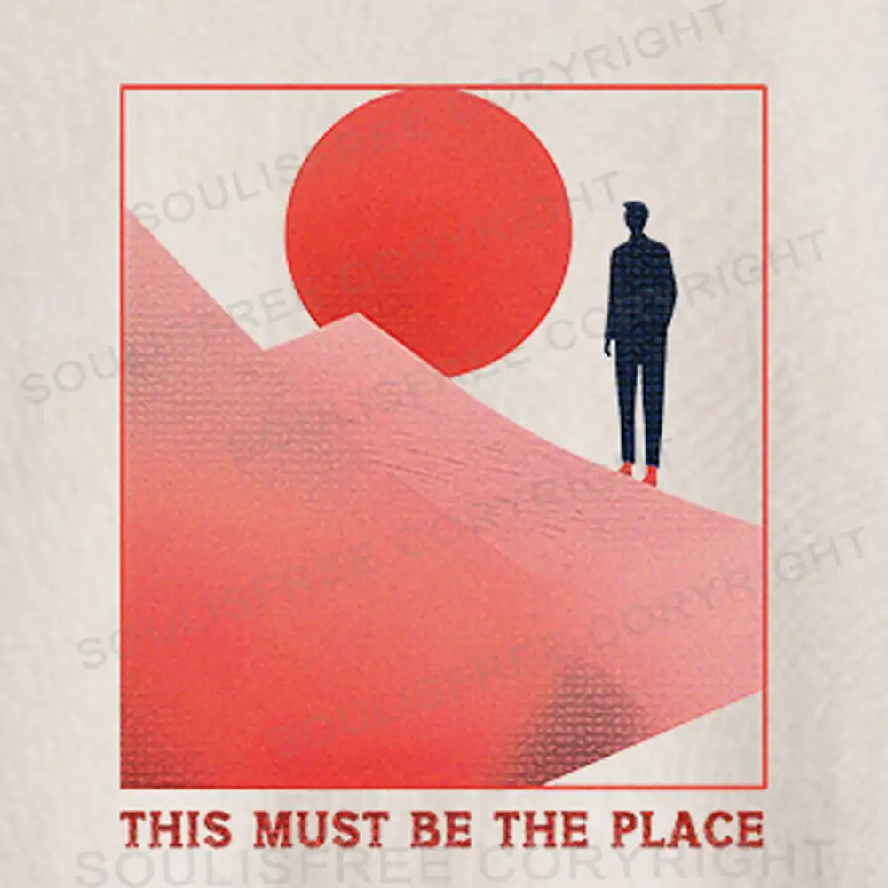 Must Be The Place Washed Crop T-shirt