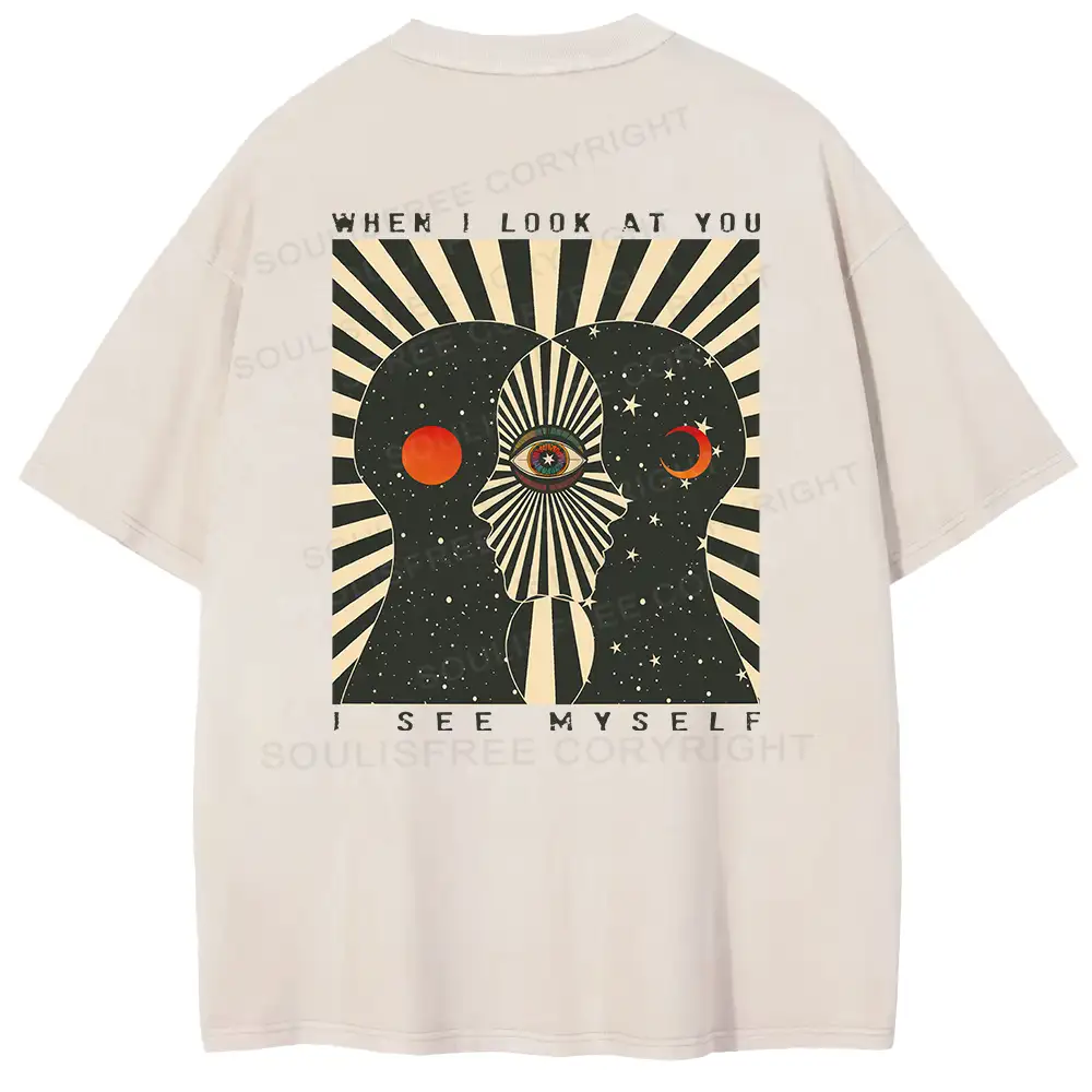 Reflections of the Soul  Washed Space T-shirt