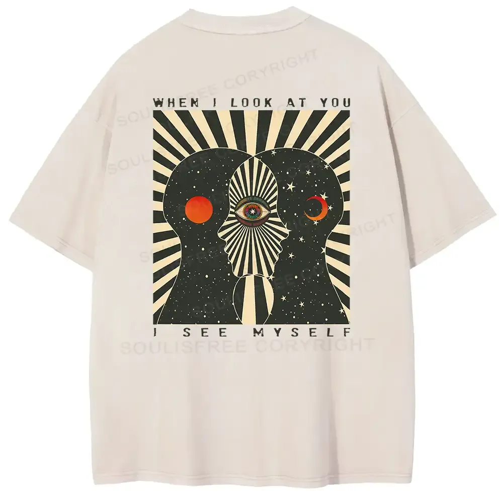 Reflections of the Soul  Washed Space T-shirt