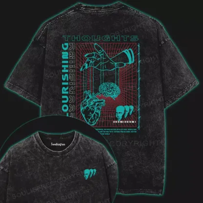 Mind, Heart, Soul  Washed T-shirt