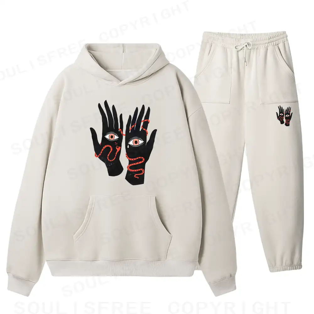 The Eyes Will Not Deceive You Fleece Hoodie Set