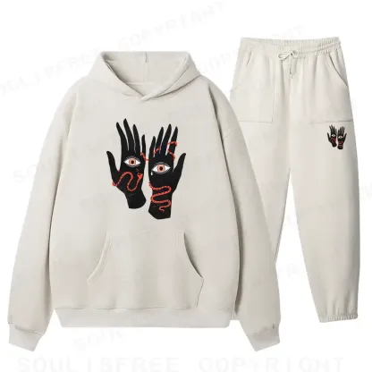 The Eyes Will Not Deceive You Fleece Hoodie Set