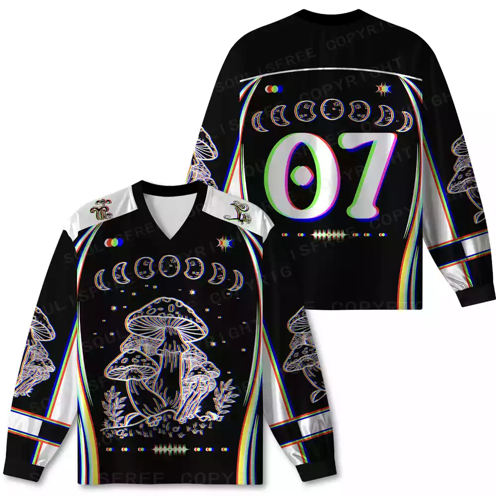Mushroom and Moon Long Sleeve Jersey